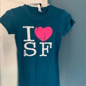 I love SF Tshirt